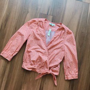Madewell Star Scatter Wrap Shirt NWT